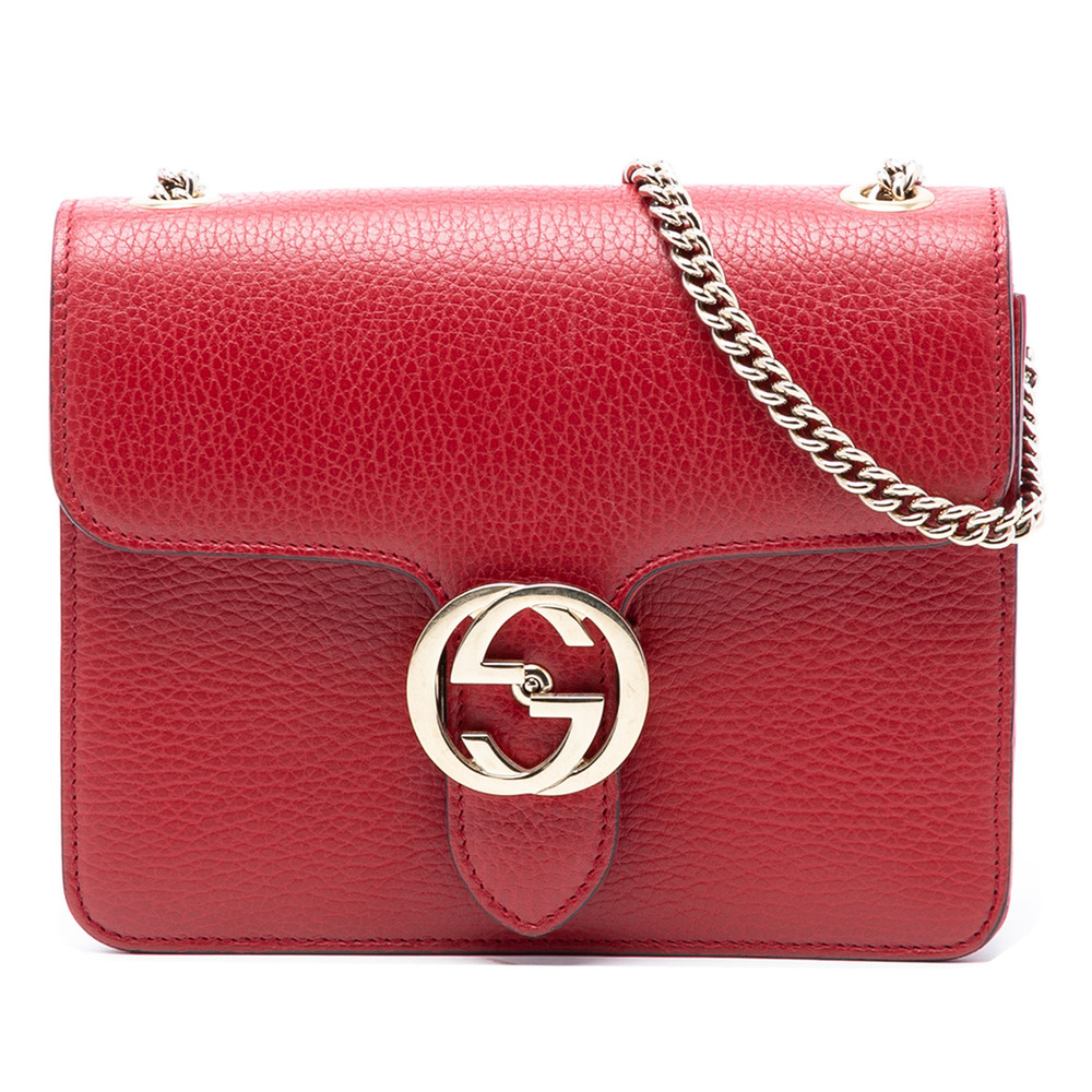 Pre-Loved Gucci Small Dollar Calfskin Interlocking G Crossbody
